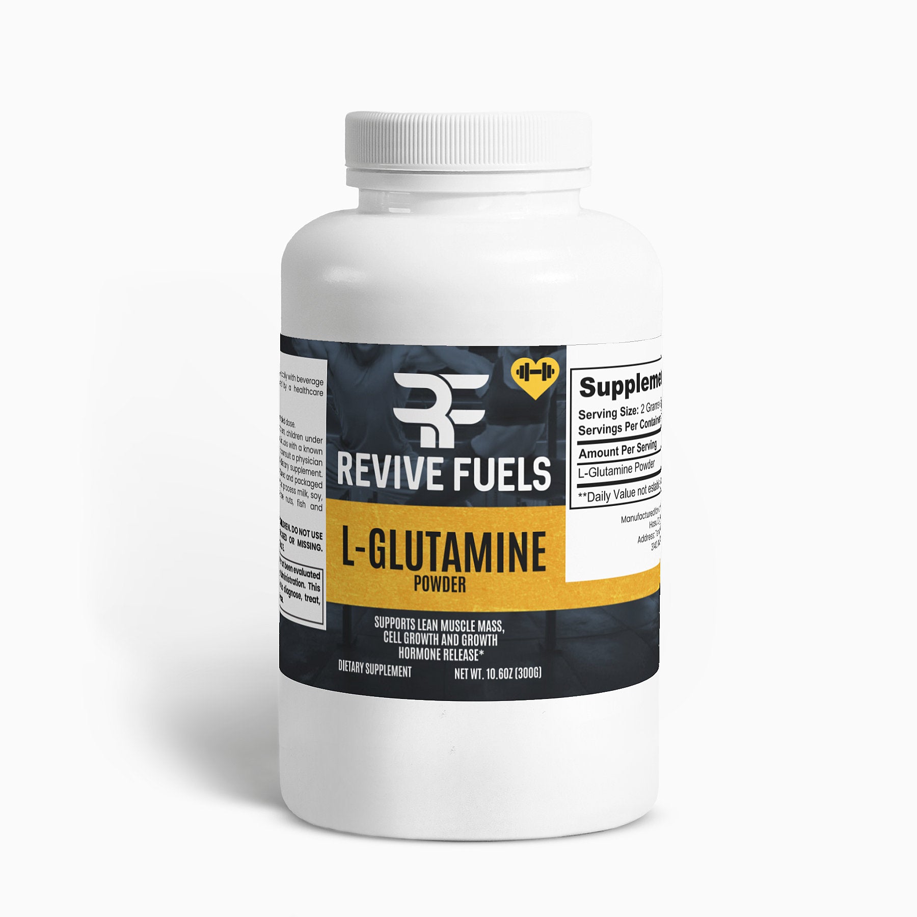 Chesty's Rejuvenate: store L-Glutamine Powder