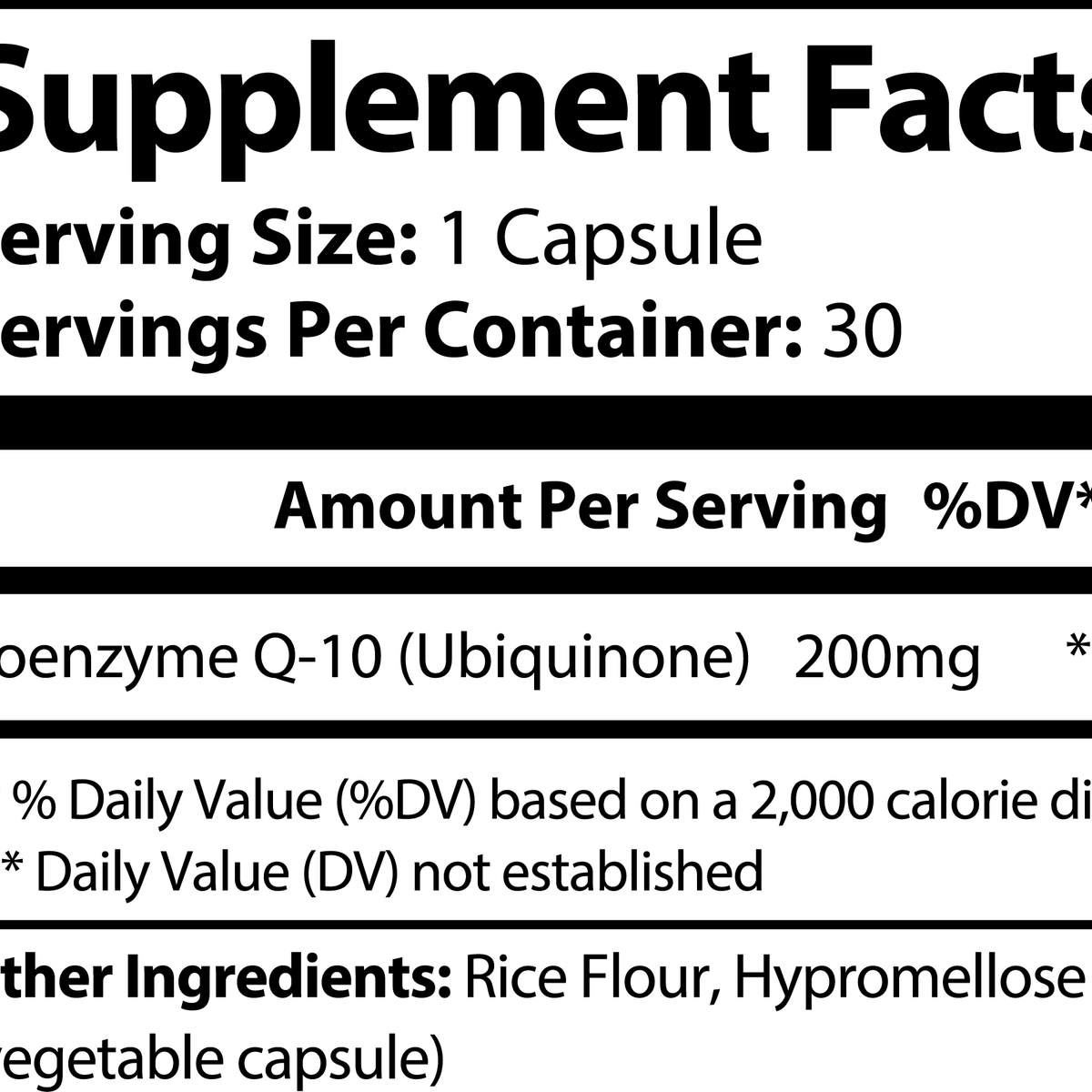 CoQ10 Ubiquinone